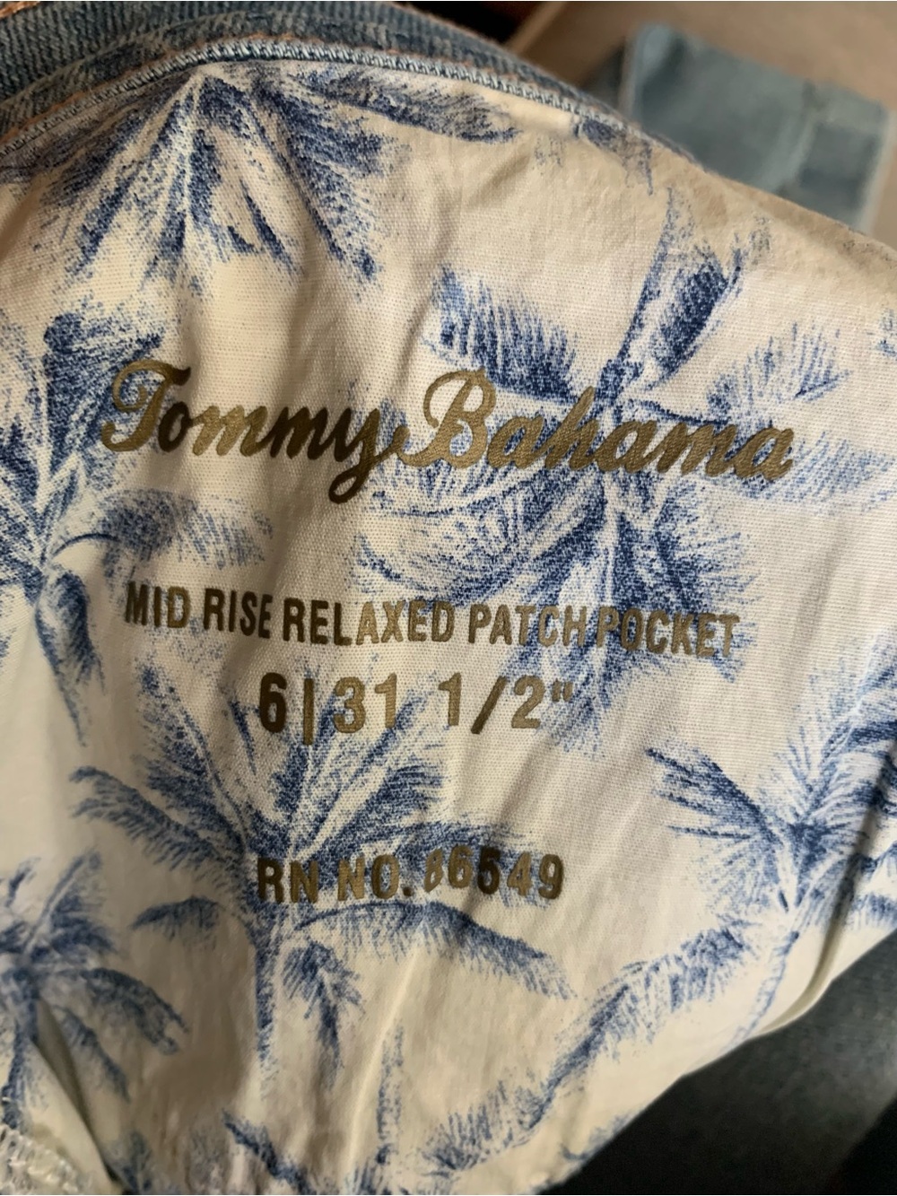Tommy Bahama Light Blue Women's Jeans - Picture 4 of 4